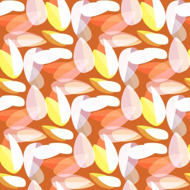 Parlak arka plan Dikişsiz desen çok renkli yapraklarda.