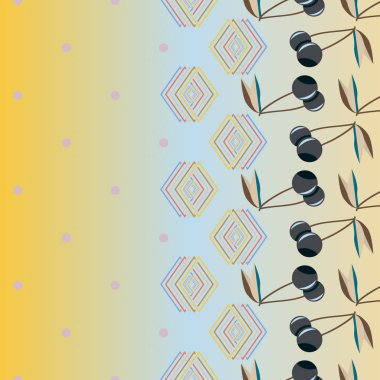 kiraz seamless modeli. Tekstil Ambalaj ve duvar kağıtları için iyi.