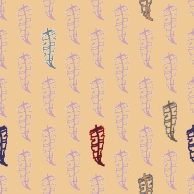 Tüyler, vektör çizim ile zemin 