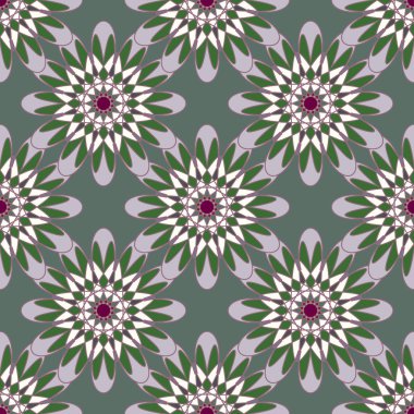  soyut çiçek geometrik Dikişsiz desen arka planı için