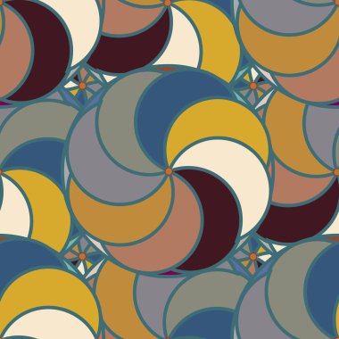 soyut geometrik renk desenli vektör çizimi