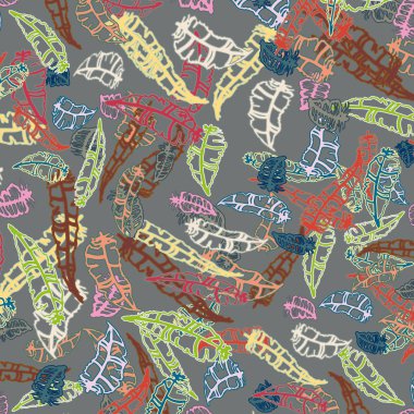 Tüyler, vektör çizim ile zemin 