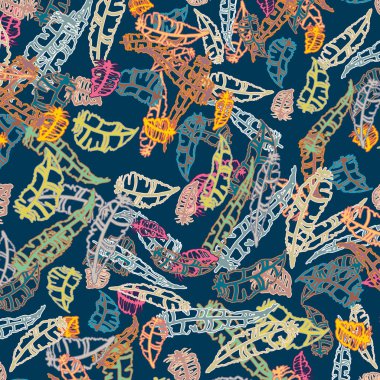 Tüyler, vektör çizim ile zemin 