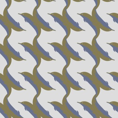 Yunuslar su altında çizim arka planı için bir sürü ile sorunsuz doku