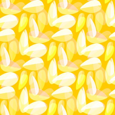 Parlak arka plan Dikişsiz desen çok renkli yapraklarda.