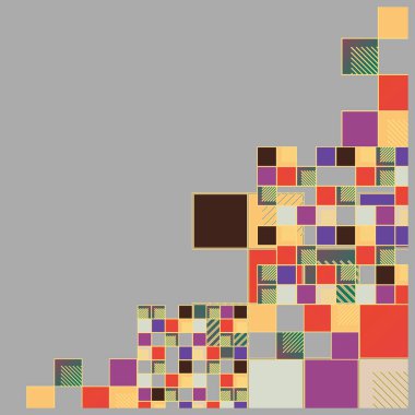 soyut geometrik renksiz desen