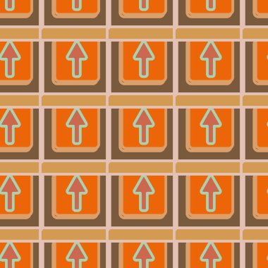 Ok düğmeleri ile Dikişsiz soyut desen