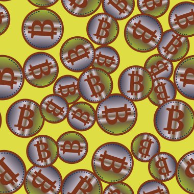 bitcoins parlak parlak pahalı sikkeleri ile Seamless modeli 