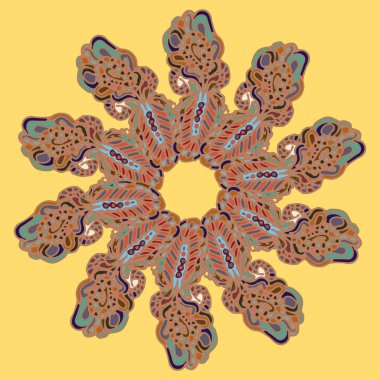 Stil zentangle yeni simetrik mandala doodle ile sanat esin kaynağı oldu. Duvar kağıdı, desen dolgularını, web sayfaları, yüzey dokuları için dekoratif nesne-ebilmek var olmak kullanılmış.