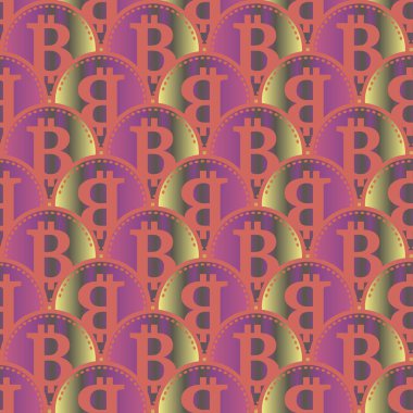 bitcoins parlak parlak pahalı sikkeleri ile Seamless modeli 