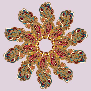 Stil zentangle yeni simetrik mandala doodle ile sanat esin kaynağı oldu. Duvar kağıdı, desen dolgularını, web sayfaları, yüzey dokuları için dekoratif nesne-ebilmek var olmak kullanılmış.