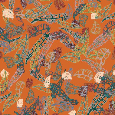 Tüyler, vektör çizim ile zemin 