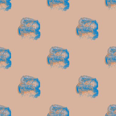 Bulutlar Dikişsiz desen şeklinde suluboya soyut leke.