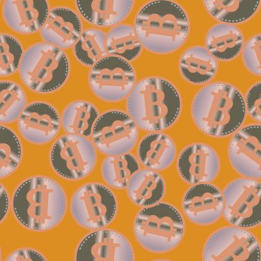 bitcoins parlak parlak pahalı sikkeleri ile Seamless modeli 