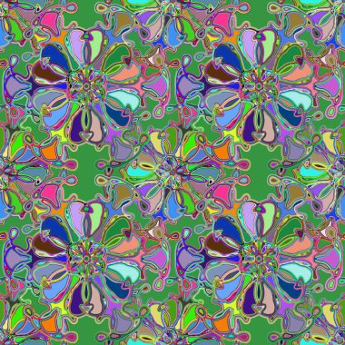 Soyut kaleydoskop renkli Dikişsiz desen arka planı için. 