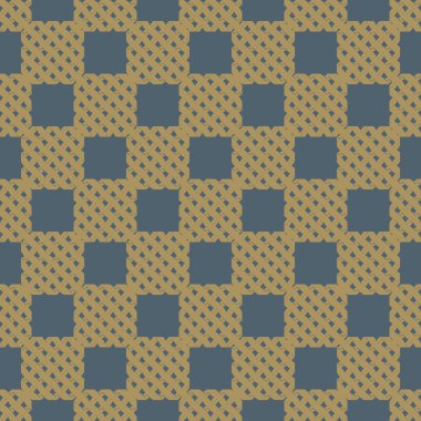 Soyut hasır geometrik seamless modeli. Vektör çizim 