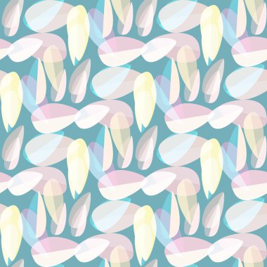 Parlak arka plan Dikişsiz desen çok renkli yapraklarda.