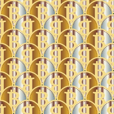 bitcoins parlak parlak pahalı sikkeleri ile Seamless modeli 