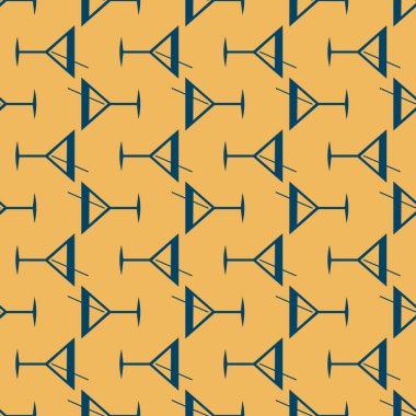 Tropik kokteyller renkli seamless modeli