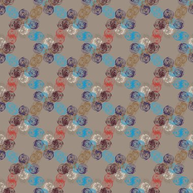 Soyut renkli seamless modeli, arka plan