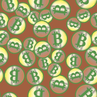 bitcoins parlak parlak pahalı sikkeleri ile Seamless modeli 