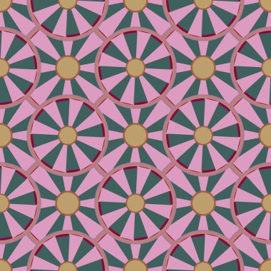 soyut geometrik renk desenli vektör çizimi