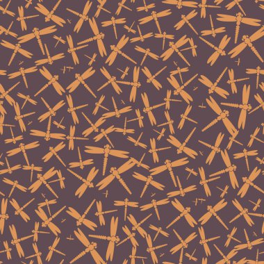 Dekoratif renkli seamless modeli ile şirin yusufçuk