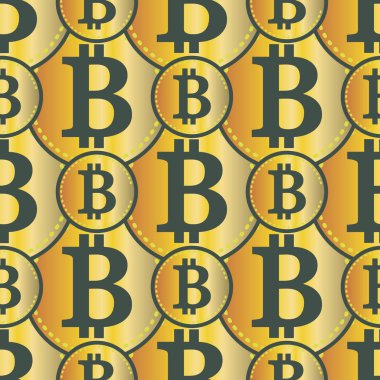bitcoins parlak parlak pahalı sikkeleri ile Seamless modeli 