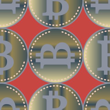 bitcoins parlak parlak pahalı sikkeleri ile Seamless modeli 