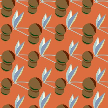 kiraz seamless modeli. Tekstil Ambalaj ve duvar kağıtları için iyi.