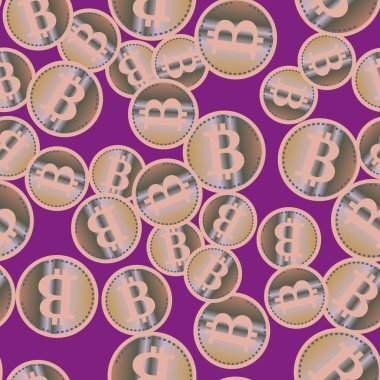 bitcoins parlak parlak pahalı sikkeleri ile Seamless modeli 