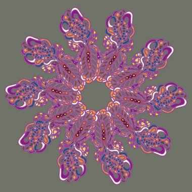 Stil zentangle yeni simetrik mandala doodle ile sanat esin kaynağı oldu. Duvar kağıdı, desen dolgularını, web sayfaları, yüzey dokuları için dekoratif nesne-ebilmek var olmak kullanılmış.