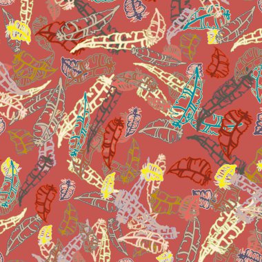 Tüyler, vektör çizim ile zemin 