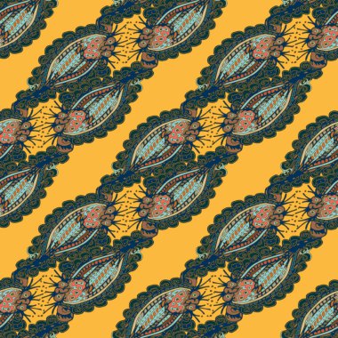 Soyut Dikişsiz renkli desen, vektör çizim