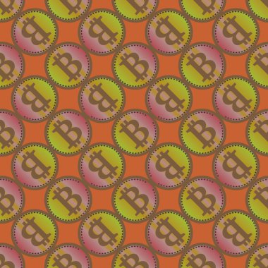 bitcoins parlak parlak pahalı sikkeleri ile Seamless modeli 