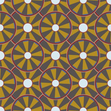 soyut geometrik renk desenli vektör çizimi