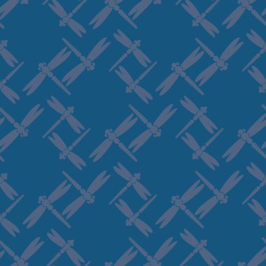 Dekoratif renkli seamless modeli ile şirin yusufçuk