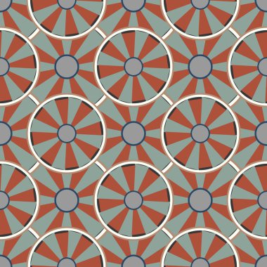 soyut geometrik renk desenli vektör çizimi