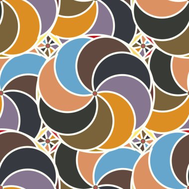 soyut geometrik renk desenli vektör çizimi