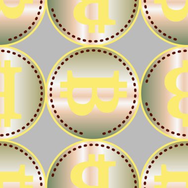 bitcoins parlak parlak pahalı sikkeleri ile Seamless modeli 