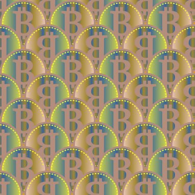 bitcoins parlak parlak pahalı sikkeleri ile Seamless modeli 