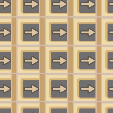 Ok düğmeleri ile Dikişsiz soyut desen