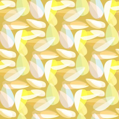 Parlak arka plan Dikişsiz desen çok renkli yapraklarda.