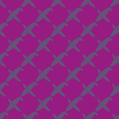 Seamless modeli uçak gökyüzünde, vektör çizim