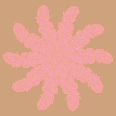 Stil zentangle yeni simetrik mandala doodle ile sanat esin kaynağı oldu. Duvar kağıdı, desen dolgularını, web sayfaları, yüzey dokuları için dekoratif nesne-ebilmek var olmak kullanılmış.