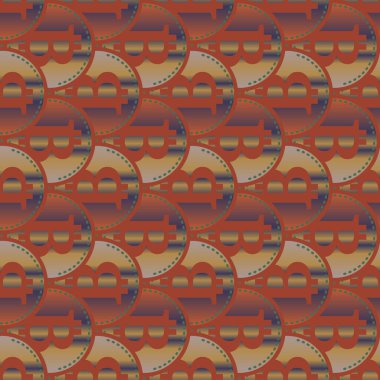 bitcoins parlak parlak pahalı sikkeleri ile Seamless modeli 