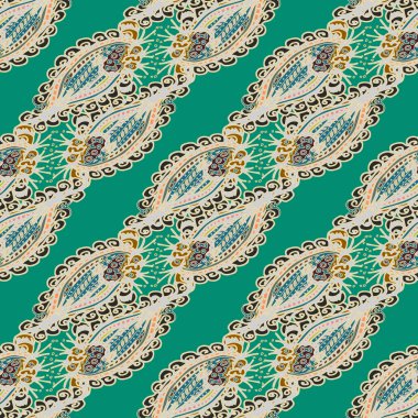 Soyut Dikişsiz renkli desen, vektör çizim