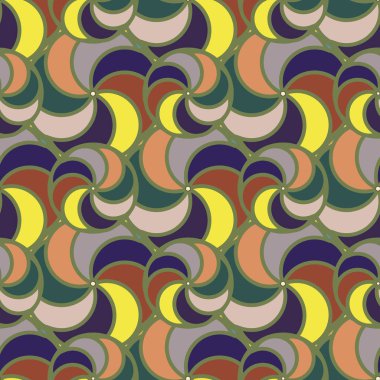 soyut geometrik renk desenli vektör çizimi