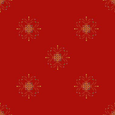 Vintage seamless modeli, vektör çizim 