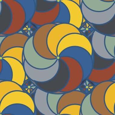 soyut geometrik renk desenli vektör çizimi